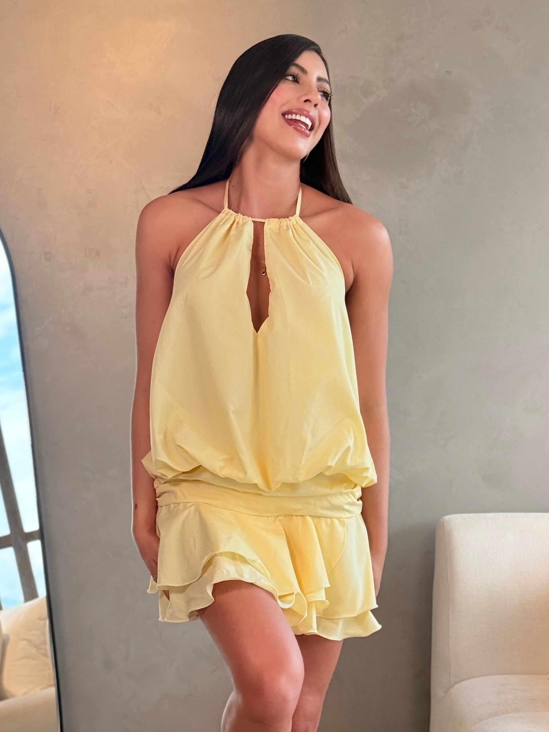 VESTIDO MUB BOMBACHO