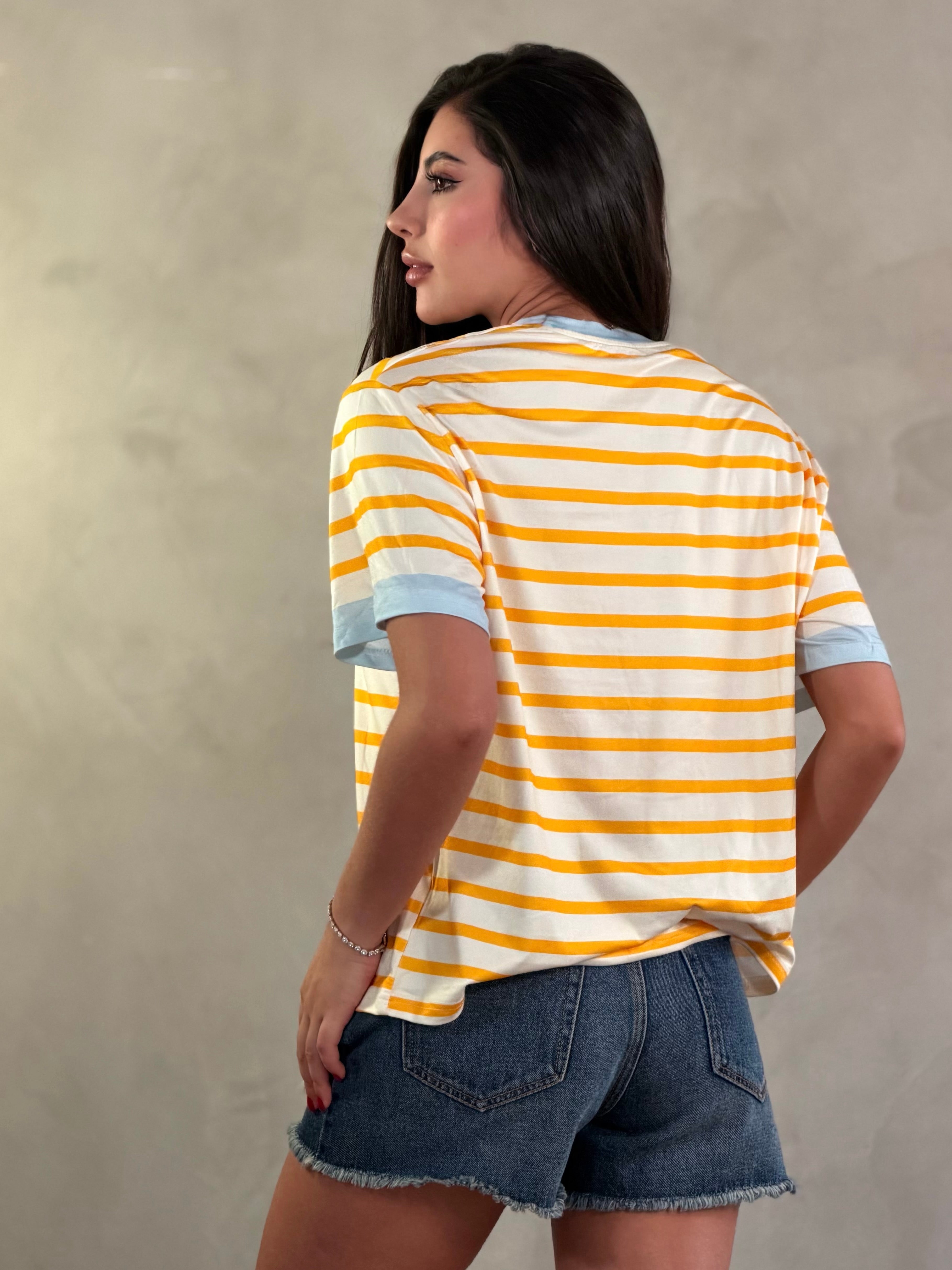 CAMISETA MUB RAYAS OVERSIZE