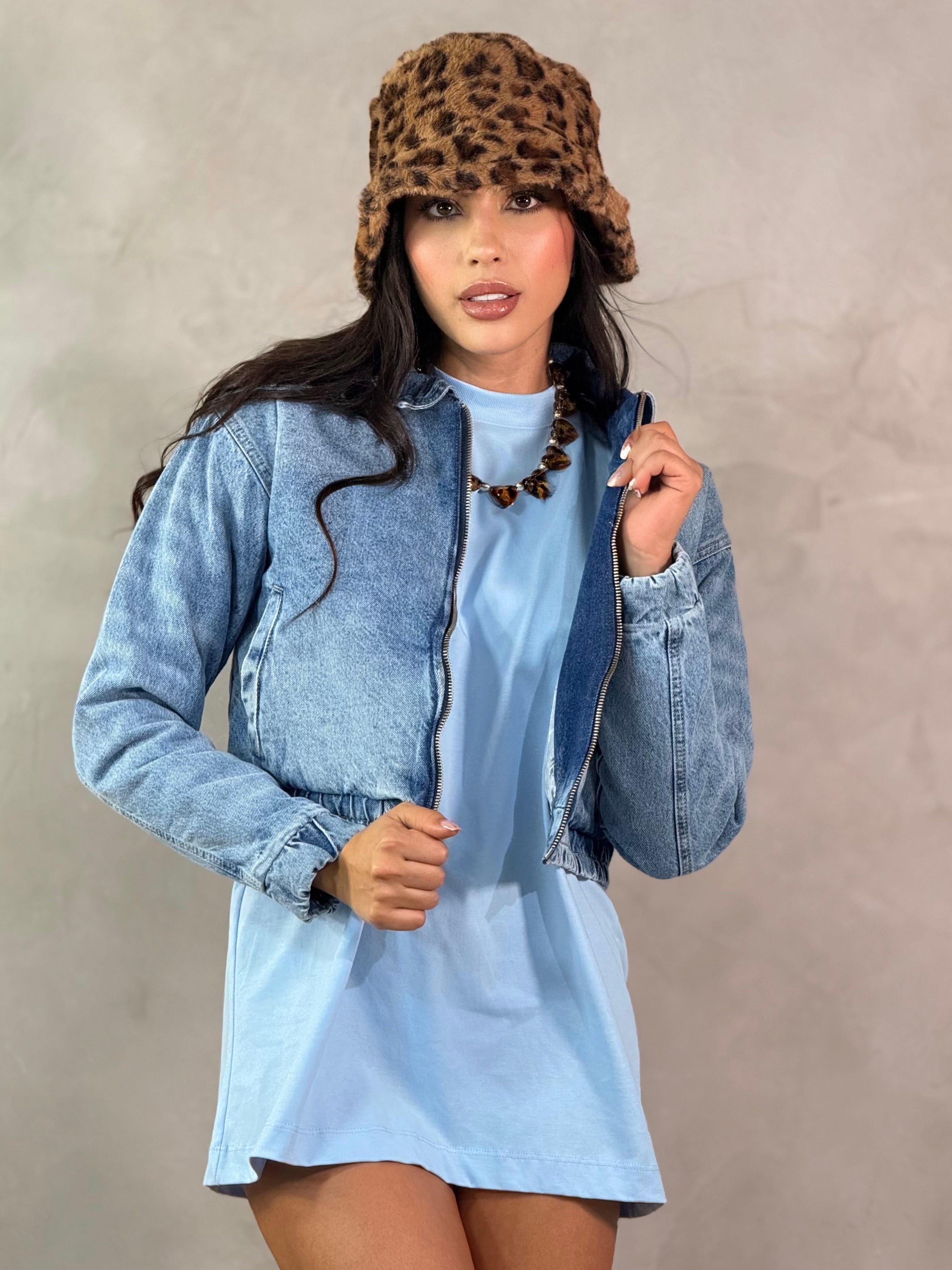 CHAQUETA PUFFER DENIM