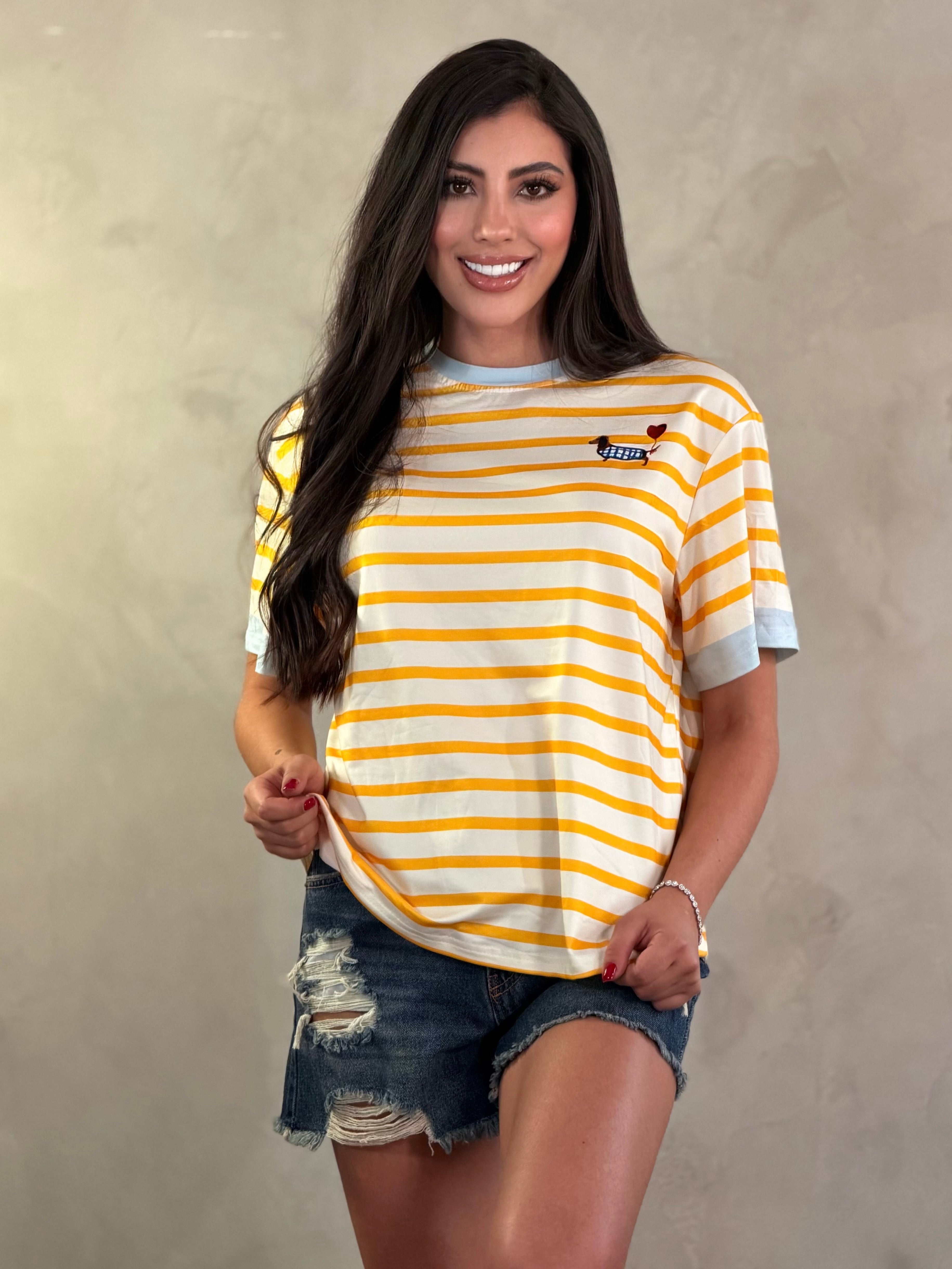 CAMISETA MUB RAYAS OVERSIZE