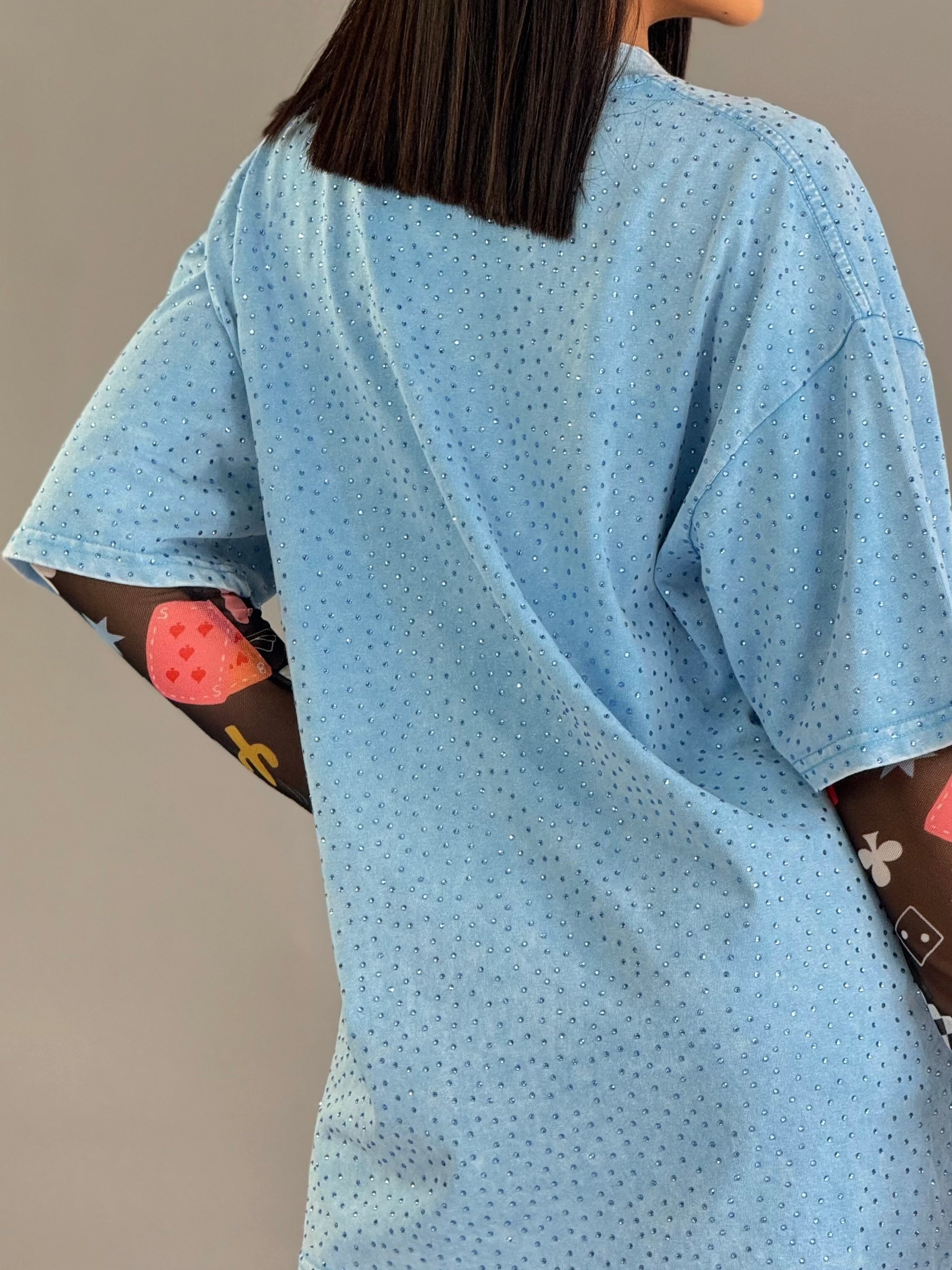 CAMISETA OVERSIZE PEDRERÍA