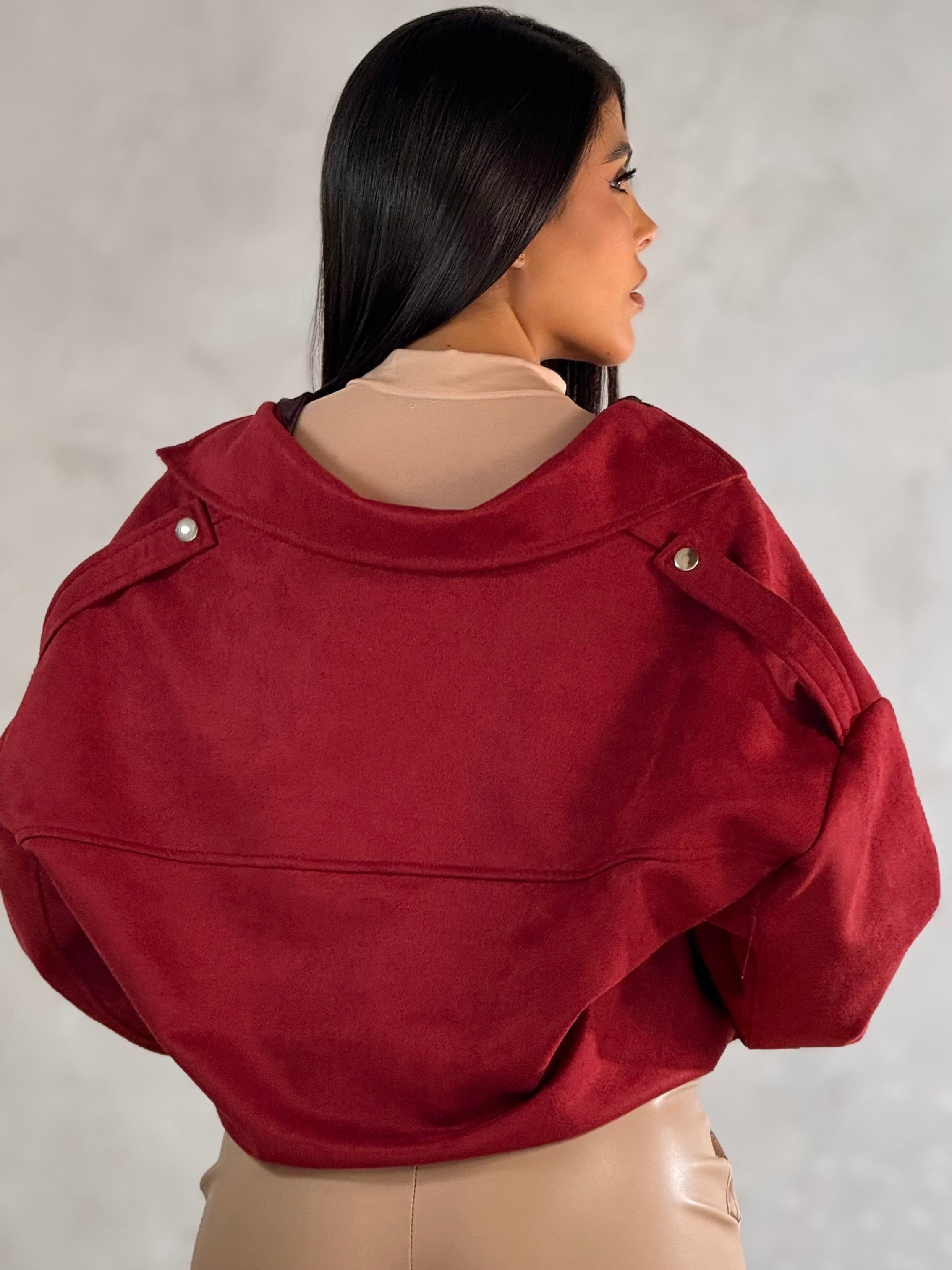 CHAQUETA  GAMUZA BOMPER