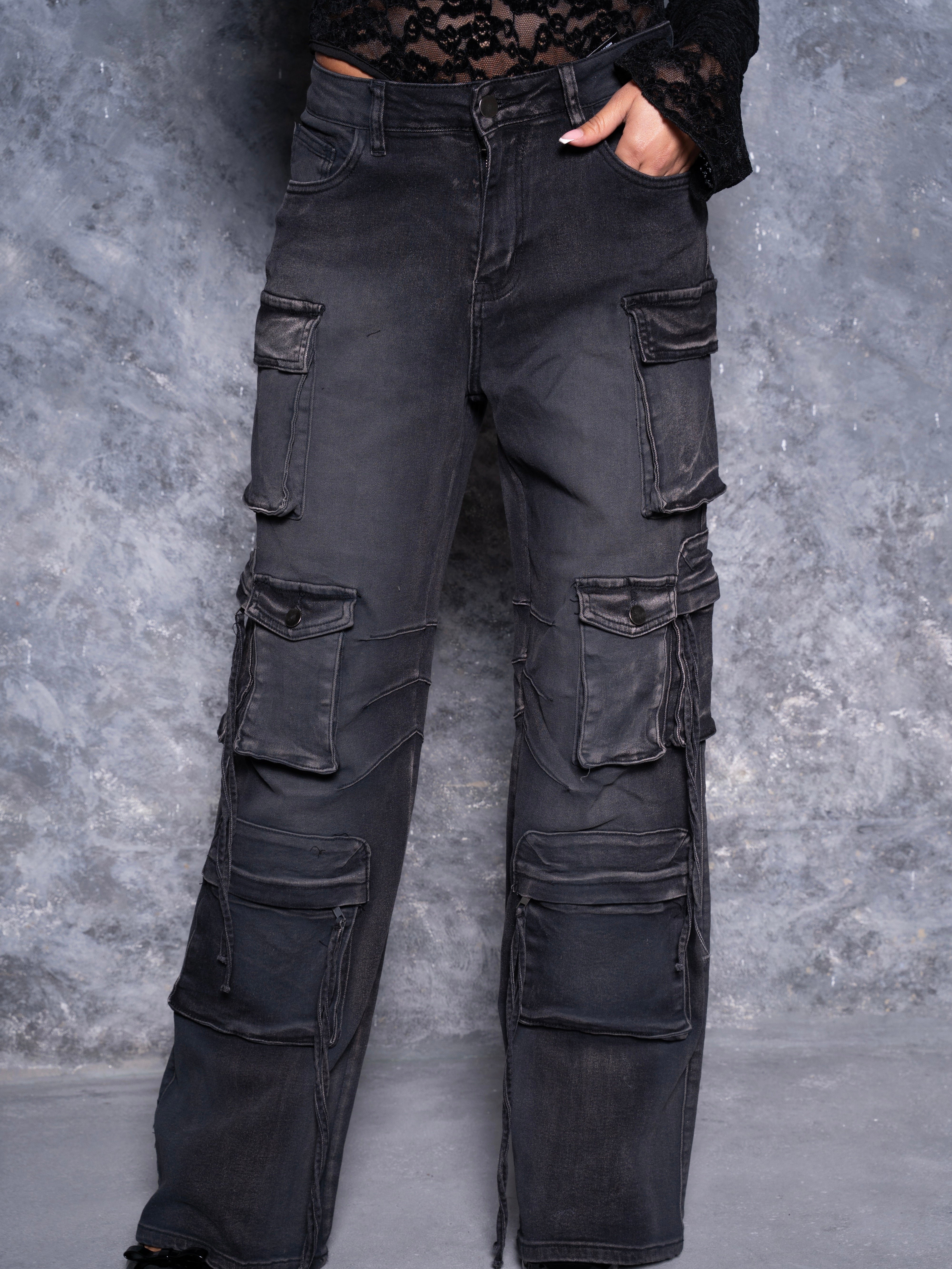 JEAN CARGO BOLSILLOS LATERALES