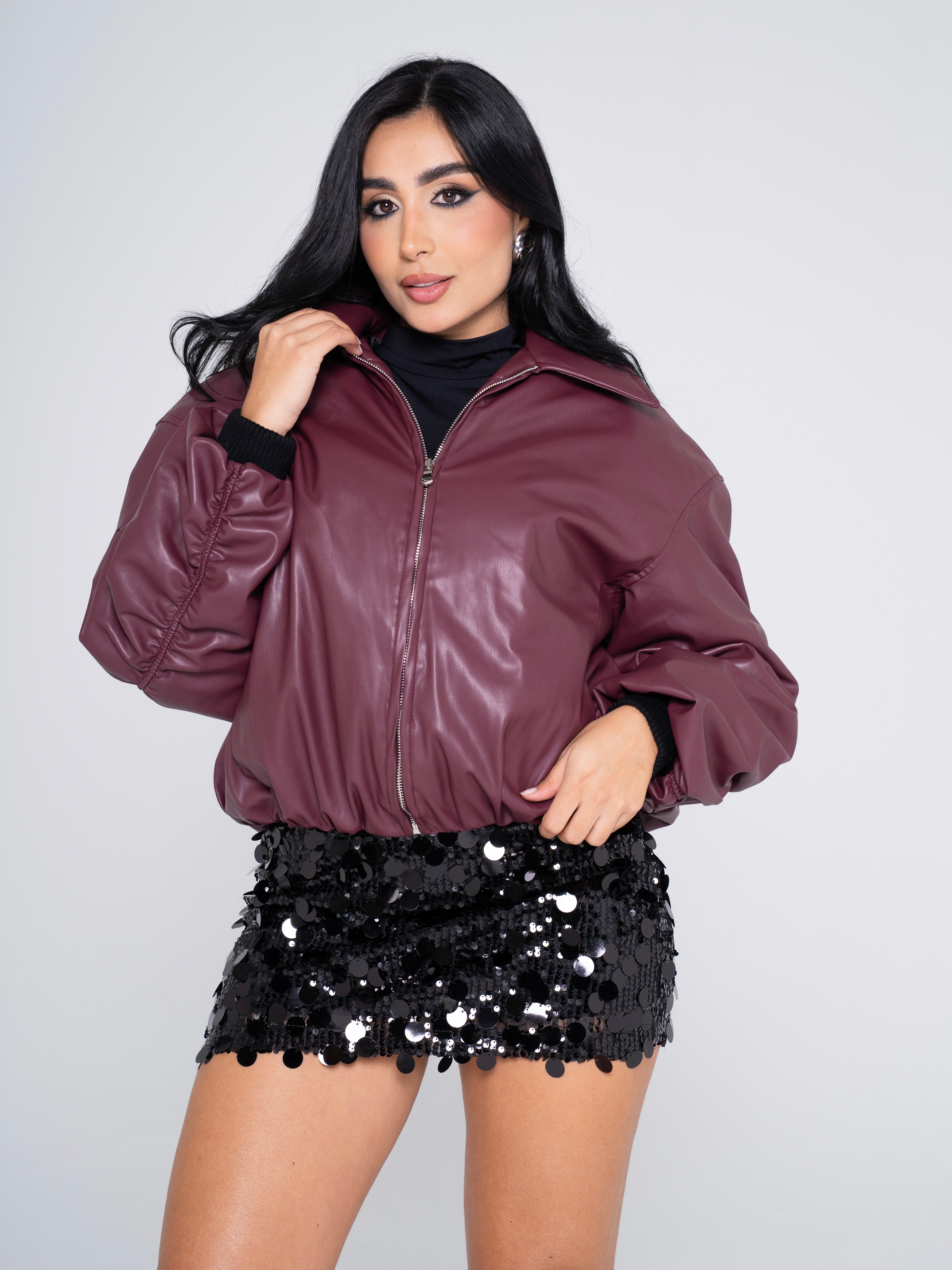 CHAQUETA PUFER COSTURA ELÁSTICA