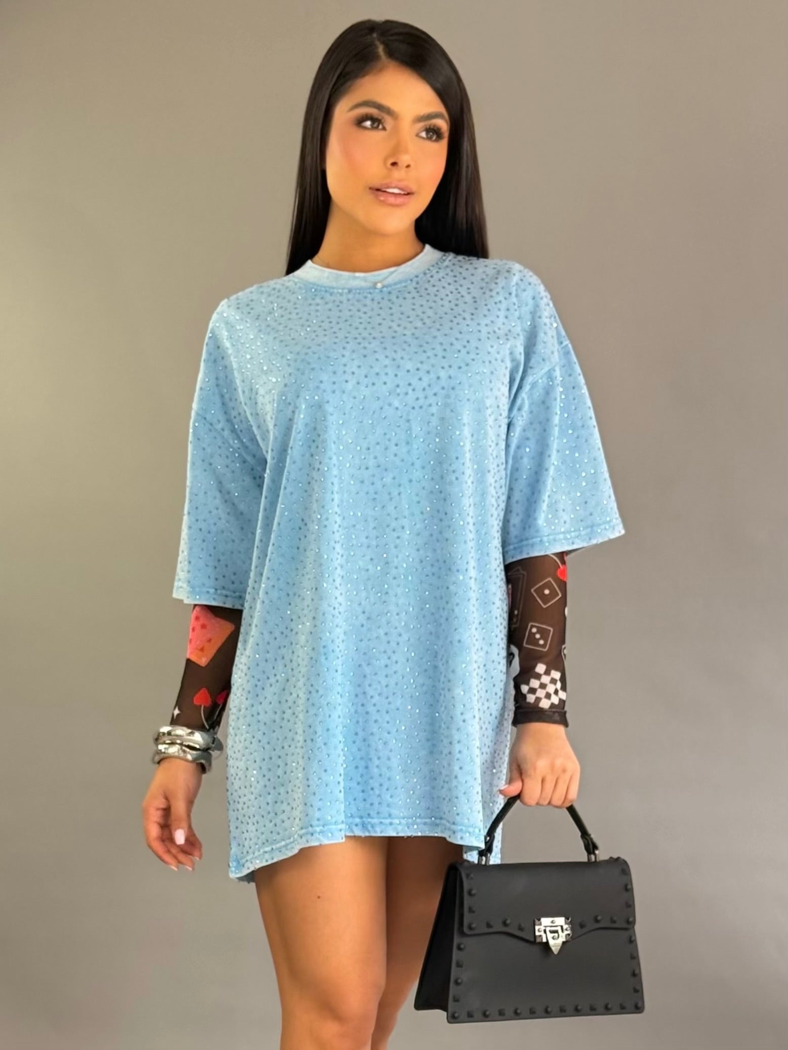 CAMISETA OVERSIZE PEDRERÍA